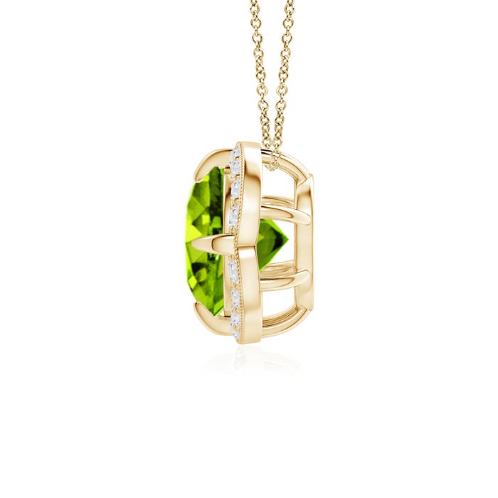 AAAA - Peridot / 1.53 CT / 14 KT Yellow Gold