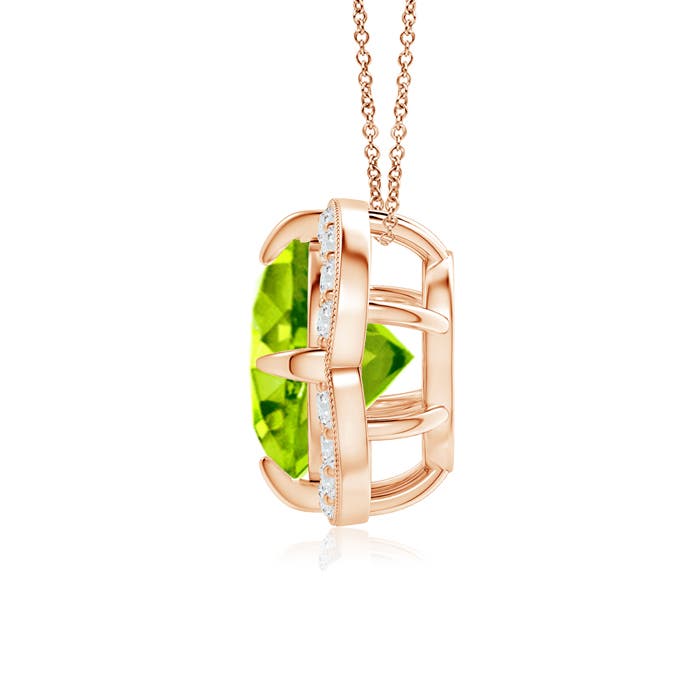 AAA - Peridot / 2.16 CT / 14 KT Rose Gold