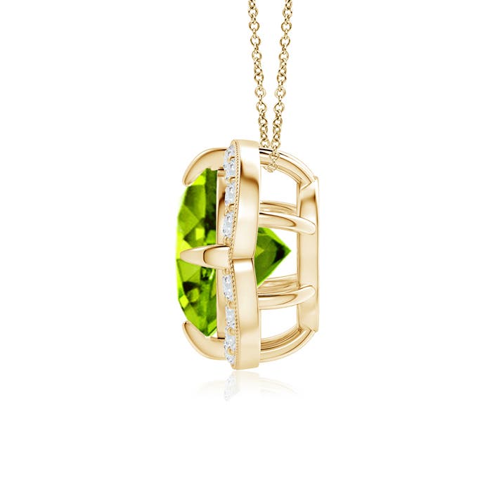 AAAA - Peridot / 2.16 CT / 14 KT Yellow Gold