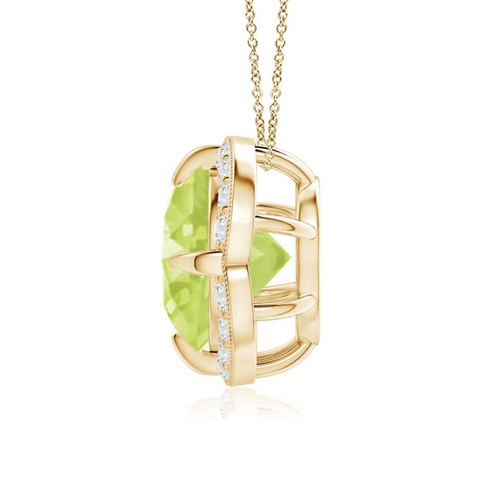 A - Peridot / 3.09 CT / 14 KT Yellow Gold