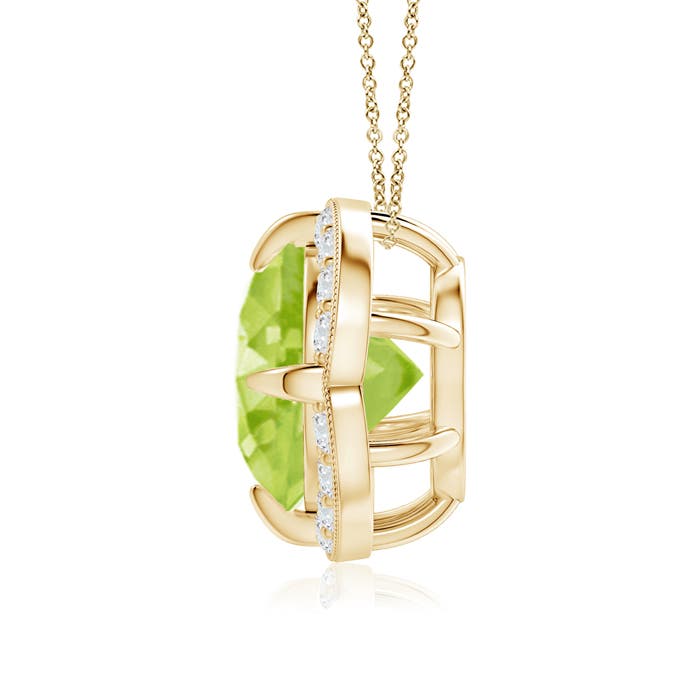 AA - Peridot / 3.09 CT / 14 KT Yellow Gold