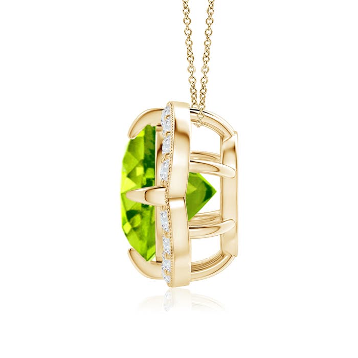 AAA - Peridot / 3.09 CT / 14 KT Yellow Gold