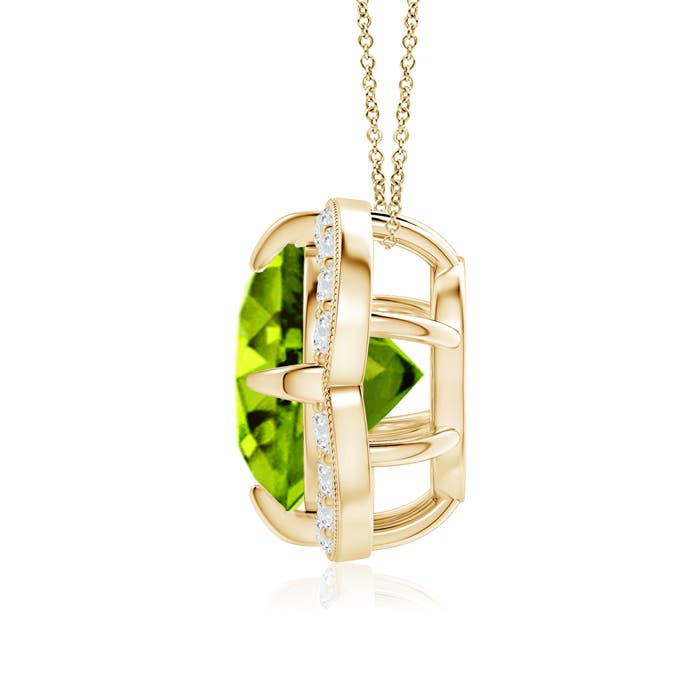 AAAA - Peridot / 3.09 CT / 14 KT Yellow Gold