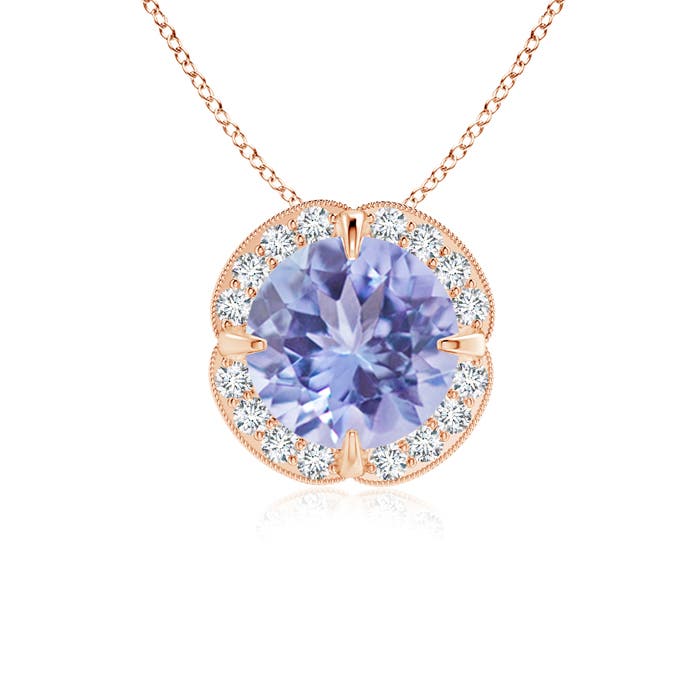 A - Tanzanite / 1.58 CT / 14 KT Rose Gold