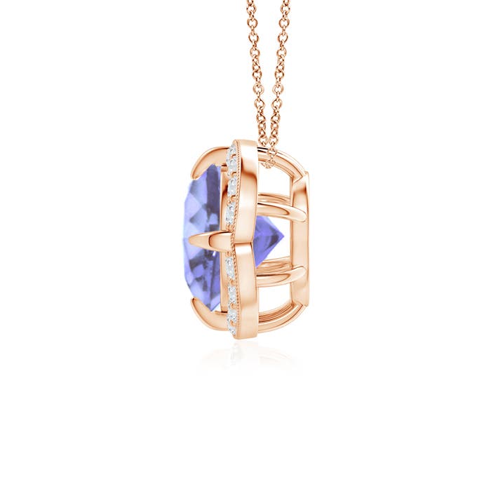 A - Tanzanite / 1.58 CT / 14 KT Rose Gold