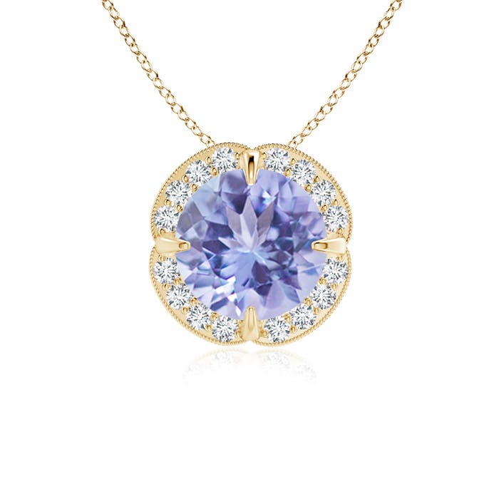 A - Tanzanite / 1.58 CT / 14 KT Yellow Gold