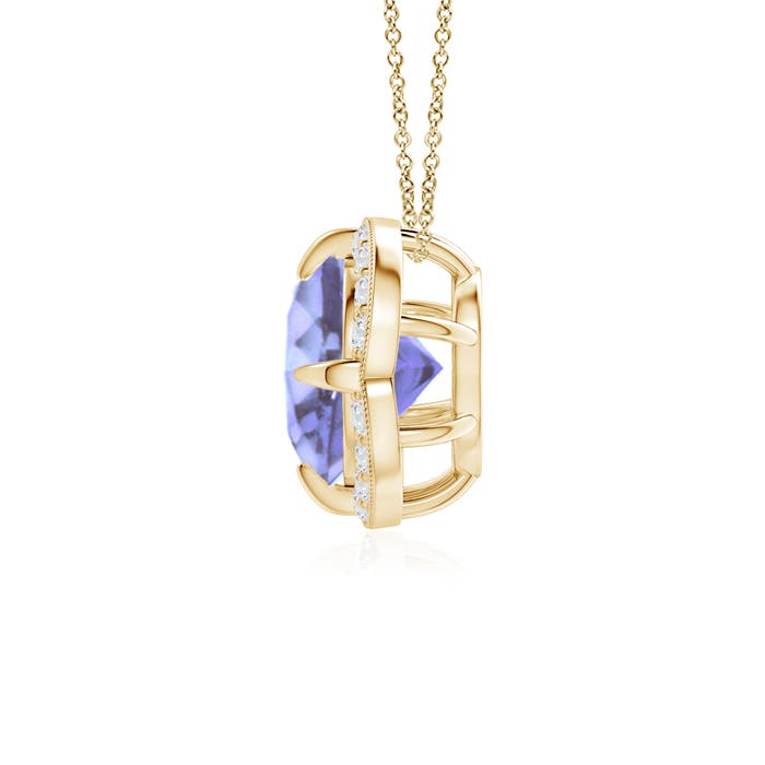 A - Tanzanite / 1.58 CT / 14 KT Yellow Gold