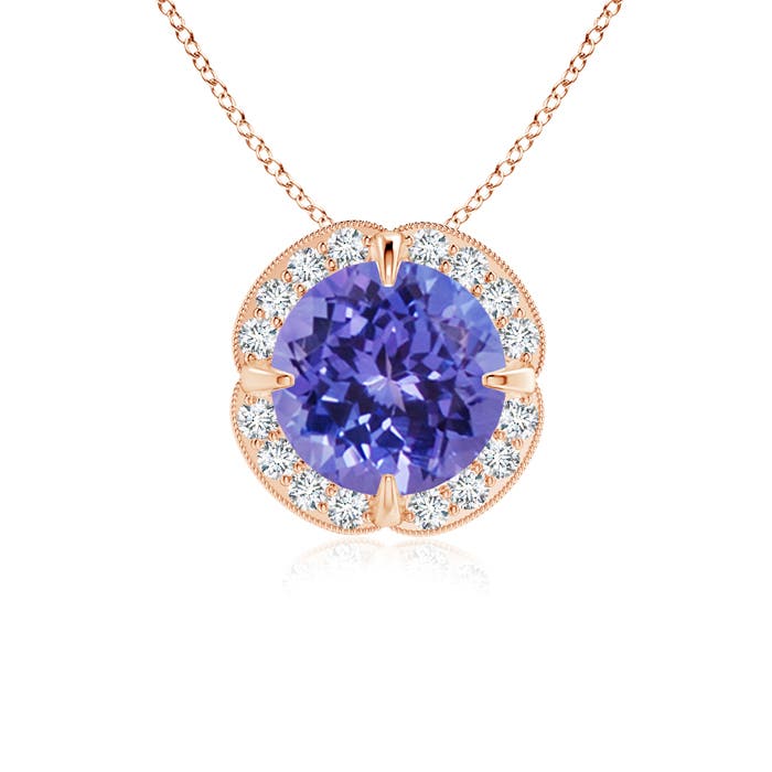 AA - Tanzanite / 1.58 CT / 14 KT Rose Gold