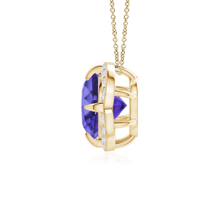 AA - Tanzanite / 1.58 CT / 14 KT Yellow Gold