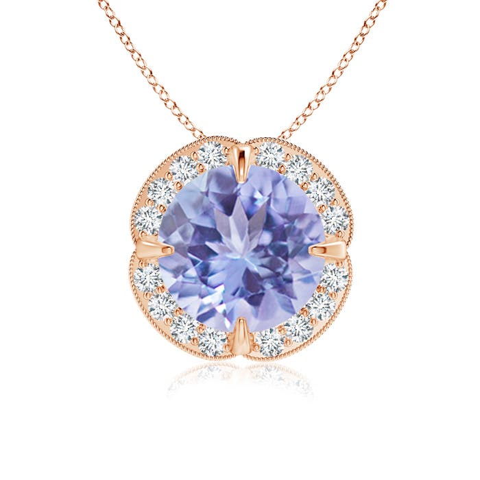 A - Tanzanite / 1.96 CT / 14 KT Rose Gold