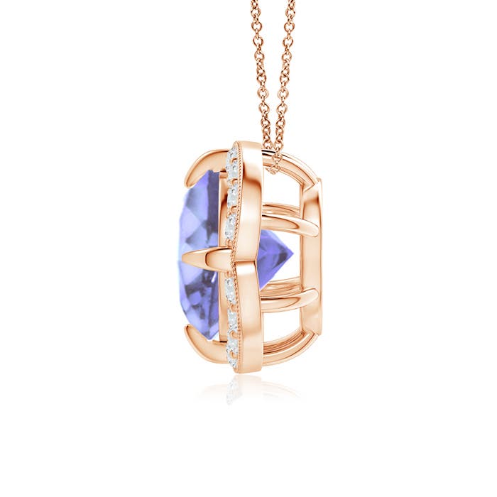 A - Tanzanite / 1.96 CT / 14 KT Rose Gold