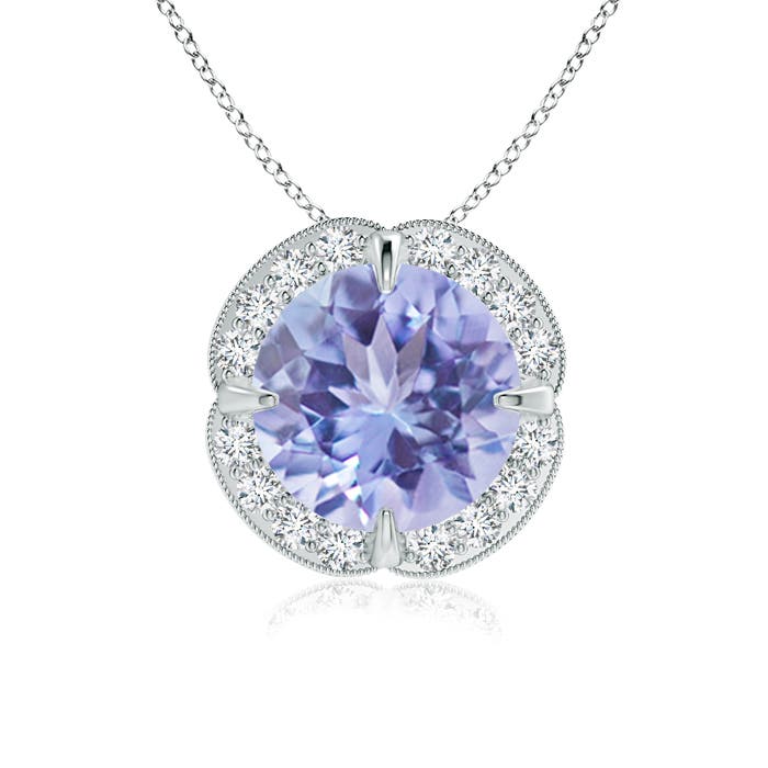 A - Tanzanite / 1.96 CT / 14 KT White Gold