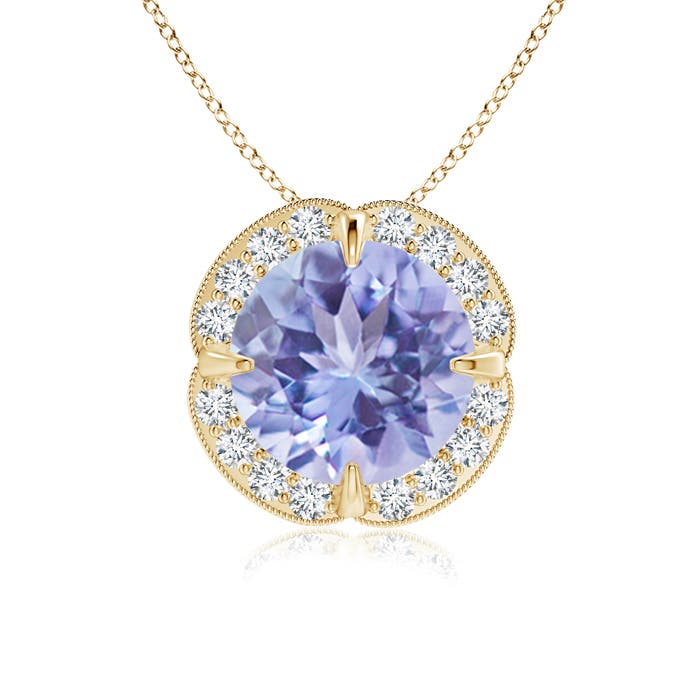 A - Tanzanite / 1.96 CT / 14 KT Yellow Gold