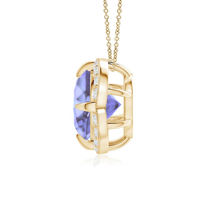 A - Tanzanite / 1.96 CT / 14 KT Yellow Gold