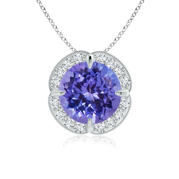 AA - Tanzanite / 1.96 CT / 14 KT White Gold