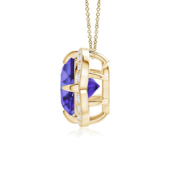 AA - Tanzanite / 1.96 CT / 14 KT Yellow Gold