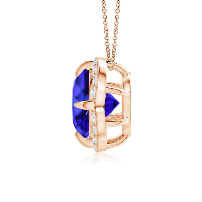 AAA - Tanzanite / 1.96 CT / 14 KT Rose Gold