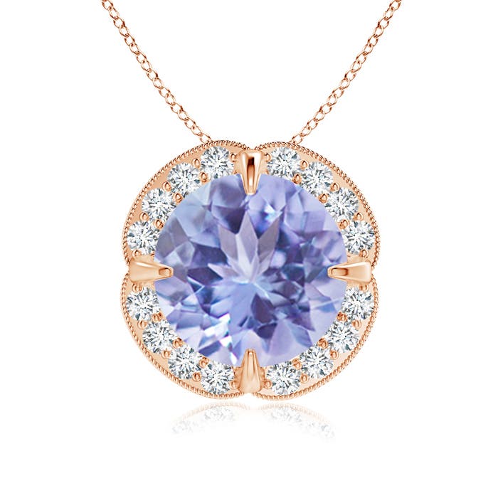 A - Tanzanite / 2.59 CT / 14 KT Rose Gold