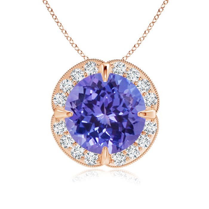 AA - Tanzanite / 2.59 CT / 14 KT Rose Gold