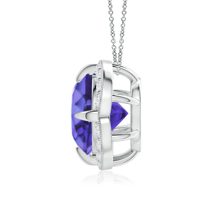 AA - Tanzanite / 2.59 CT / 14 KT White Gold