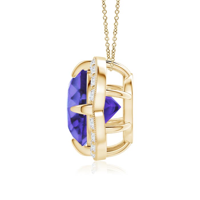 AA - Tanzanite / 2.59 CT / 14 KT Yellow Gold