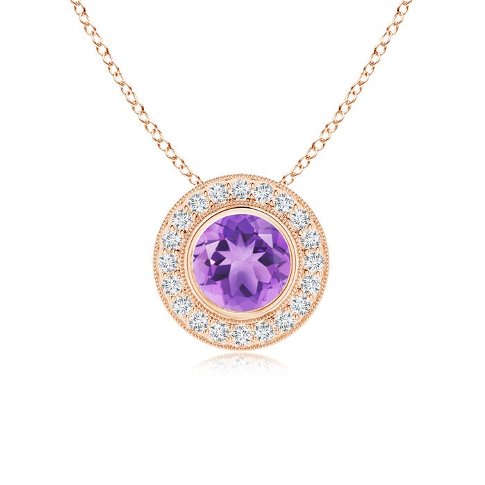 A - Amethyst / 1.35 CT / 14 KT Rose Gold