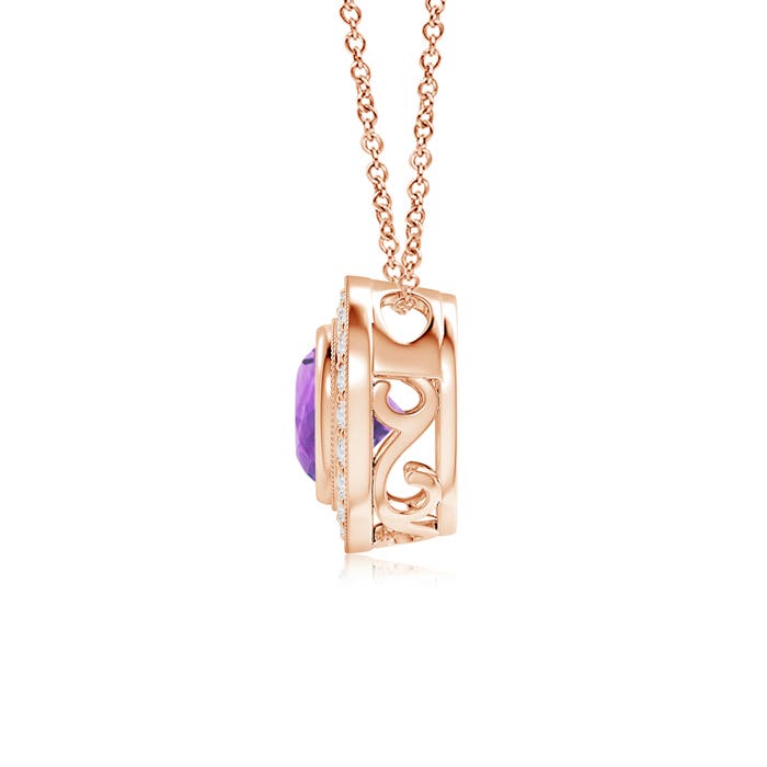 AA - Amethyst / 1.35 CT / 14 KT Rose Gold