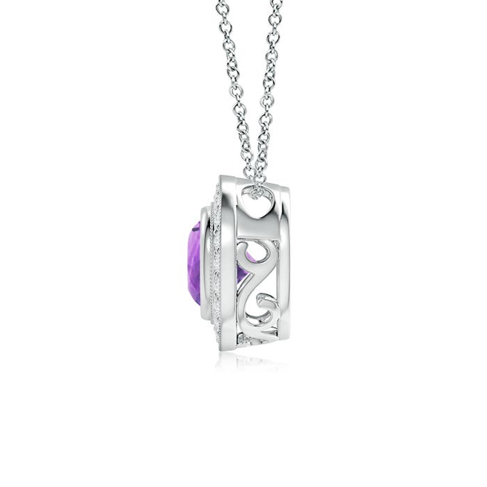 AA - Amethyst / 1.35 CT / 14 KT White Gold