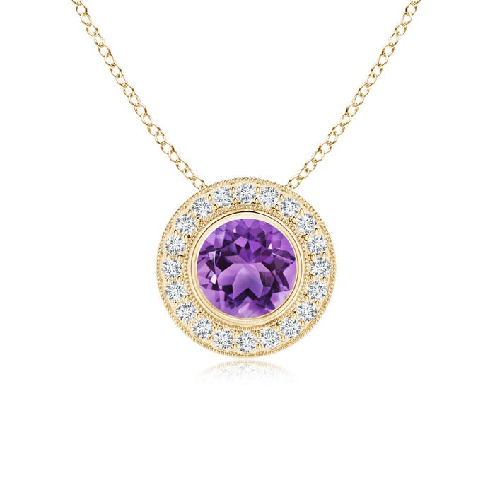 AA - Amethyst / 1.35 CT / 14 KT Yellow Gold