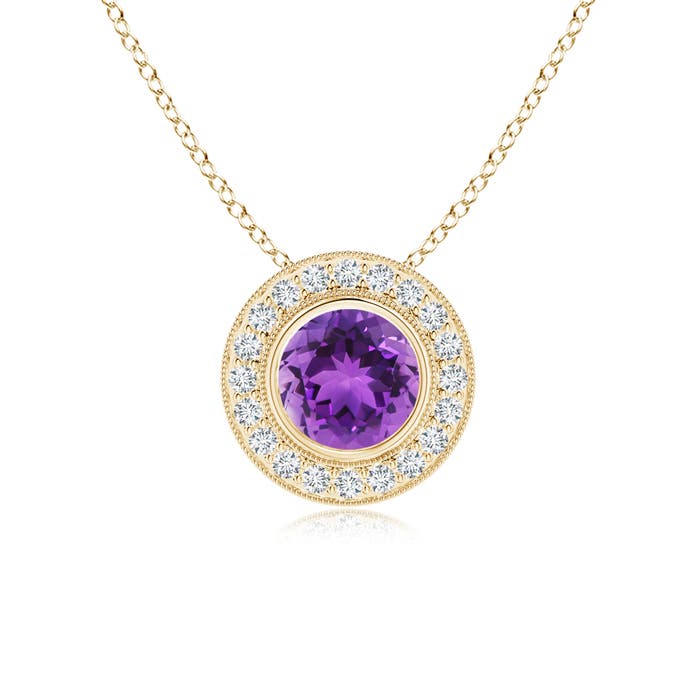 AAA - Amethyst / 1.35 CT / 14 KT Yellow Gold