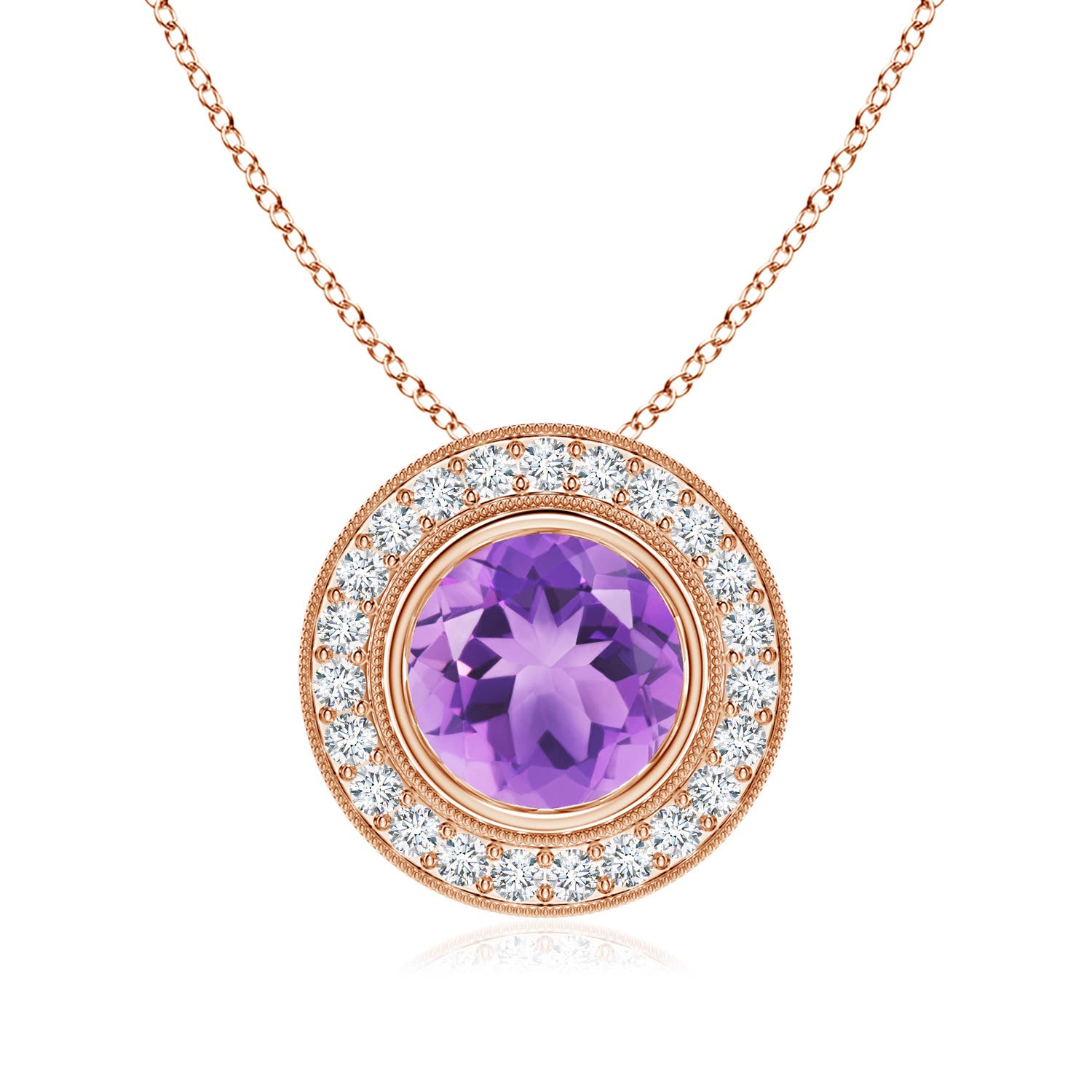 A - Amethyst / 2.11 CT / 14 KT Rose Gold