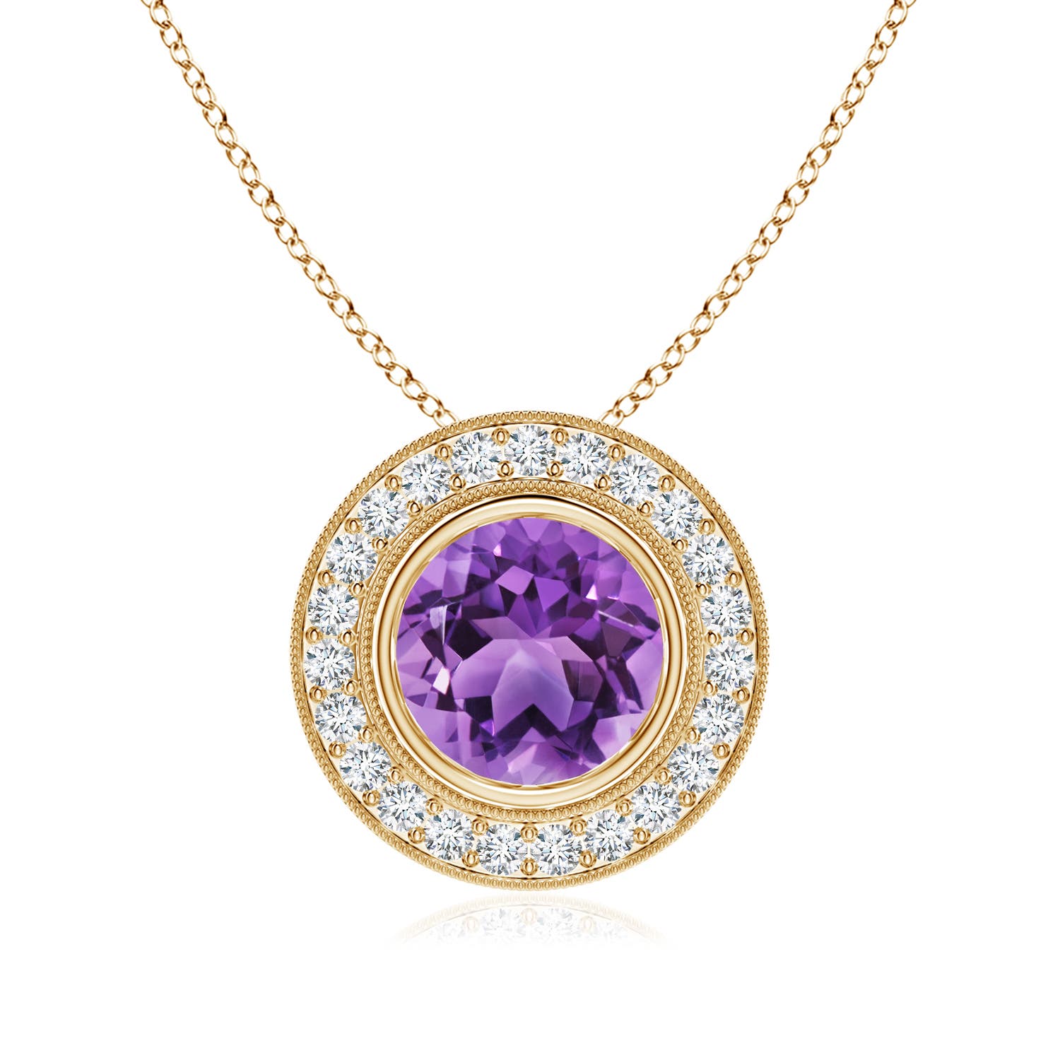 AA - Amethyst / 2.11 CT / 14 KT Yellow Gold