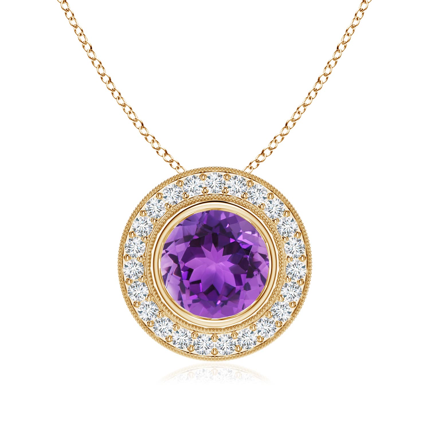 AAA - Amethyst / 2.11 CT / 14 KT Yellow Gold