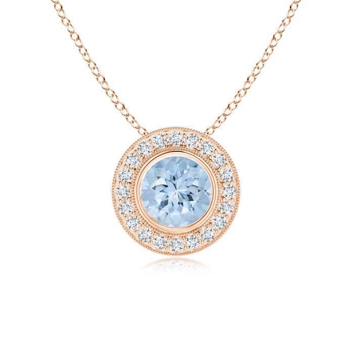 AA - Aquamarine / 1.32 CT / 14 KT Rose Gold