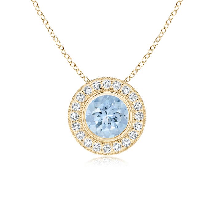 AA - Aquamarine / 1.32 CT / 14 KT Yellow Gold