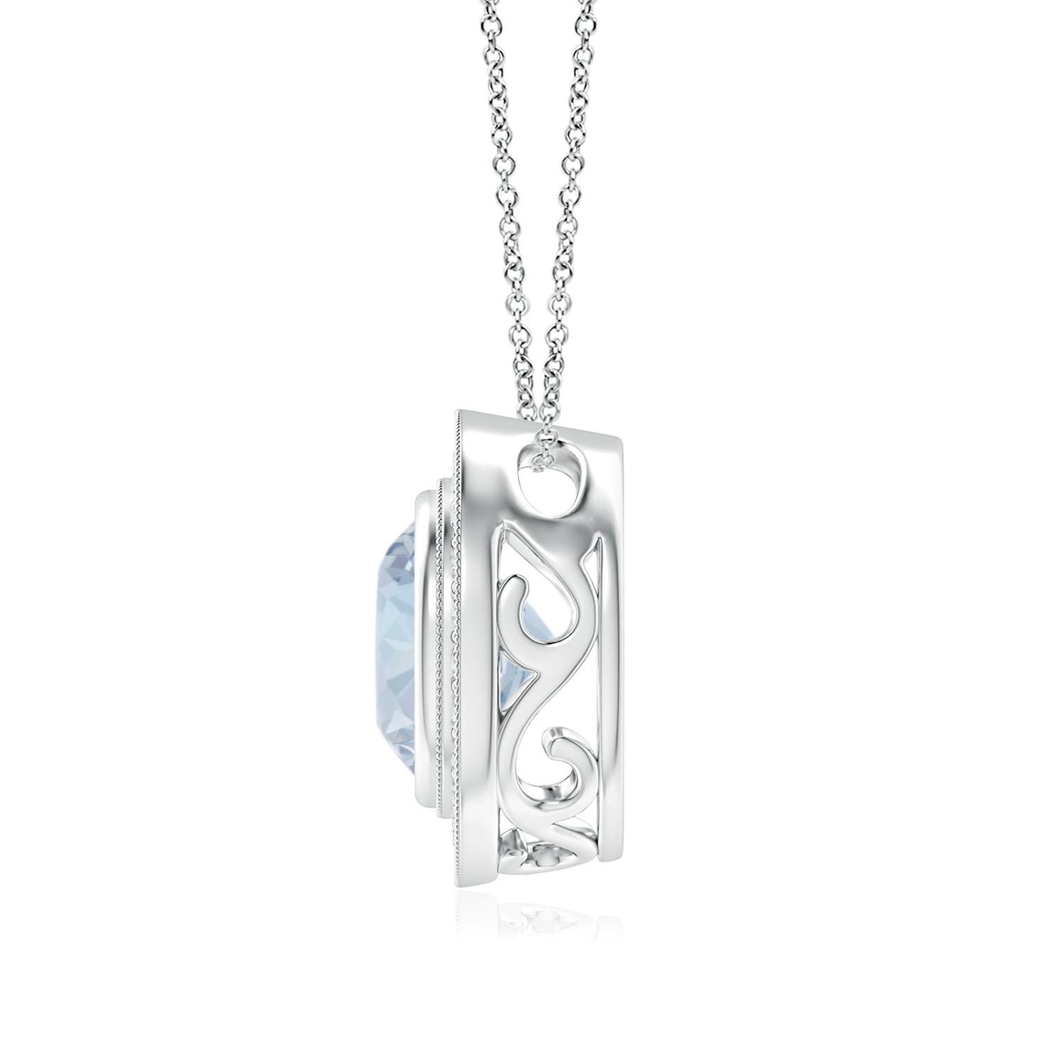 A - Aquamarine / 2.01 CT / 14 KT White Gold