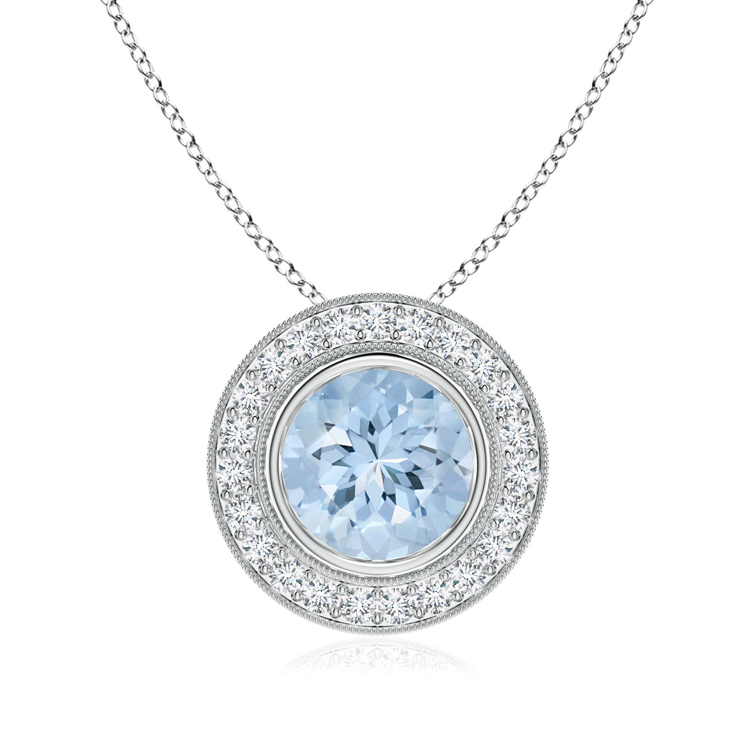 AA - Aquamarine / 2.01 CT / 14 KT White Gold