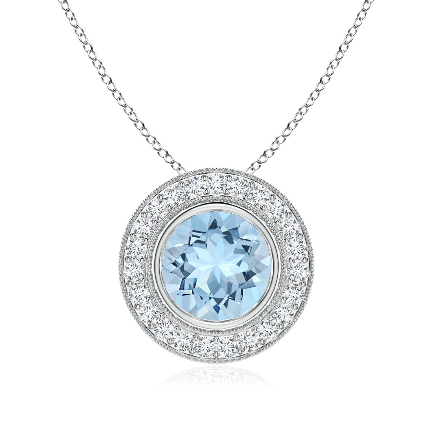 AAA - Aquamarine / 2.01 CT / 14 KT White Gold