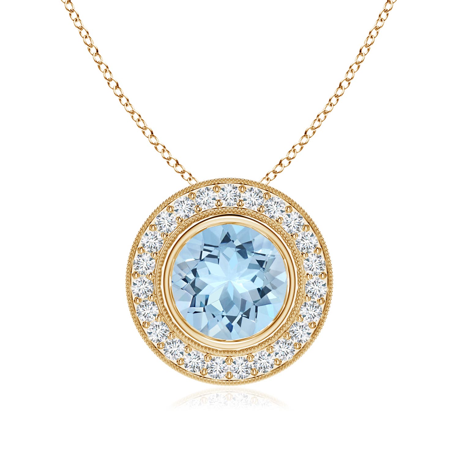 AAA - Aquamarine / 2.01 CT / 14 KT Yellow Gold