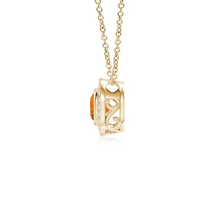 AAAA - Citrine / 0.57 CT / 14 KT Yellow Gold