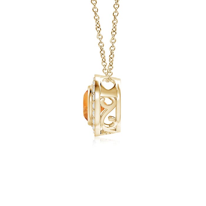 AAA - Citrine / 0.86 CT / 14 KT Yellow Gold