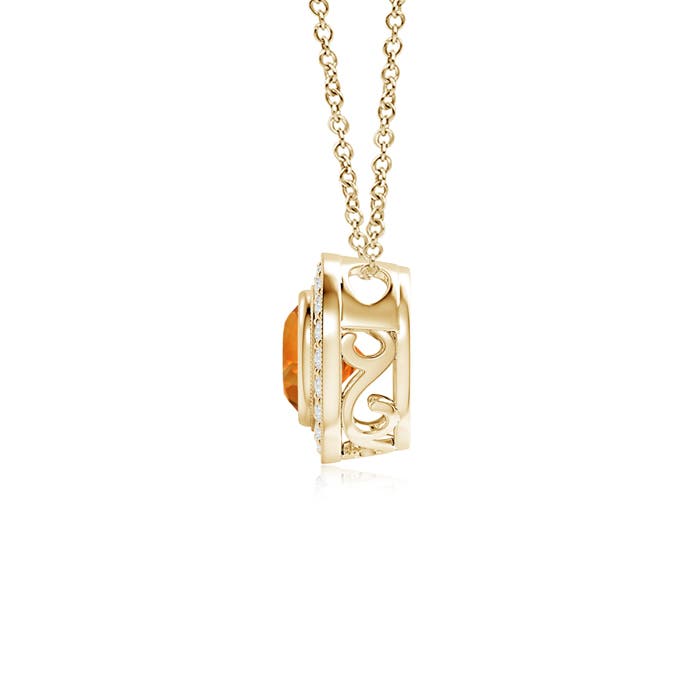 AAAA - Citrine / 0.86 CT / 14 KT Yellow Gold