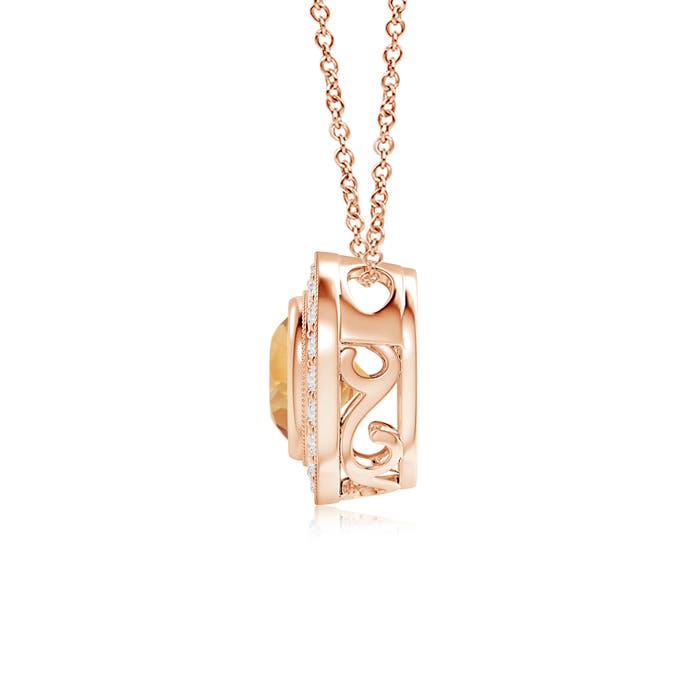 A - Citrine / 1.45 CT / 14 KT Rose Gold