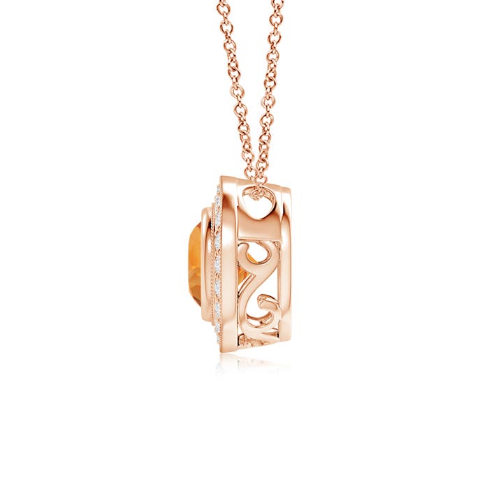 AAA - Citrine / 1.45 CT / 14 KT Rose Gold