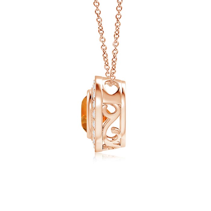 AAAA - Citrine / 1.45 CT / 14 KT Rose Gold