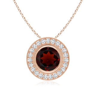 Round AA Garnet
