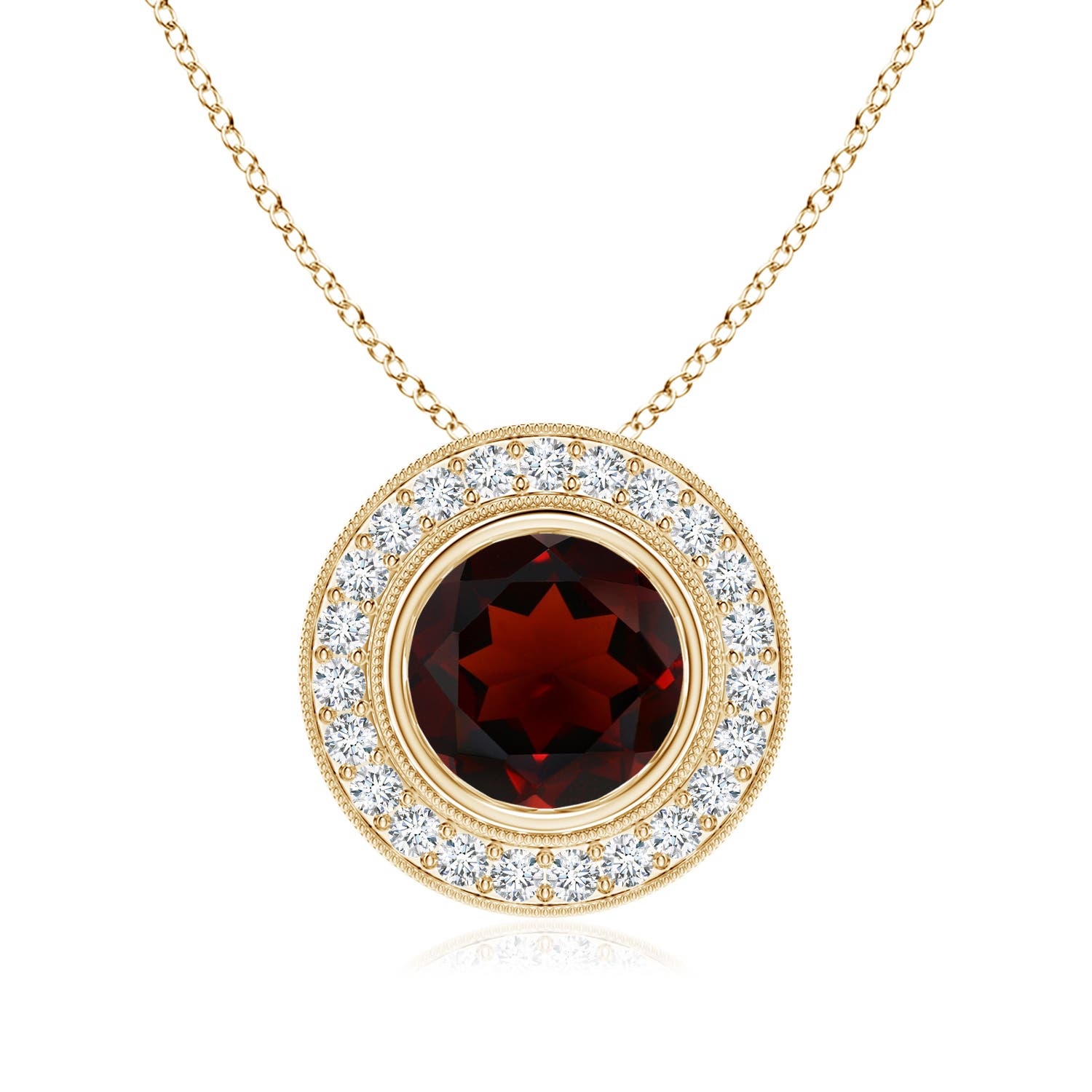 AA - Garnet / 2.61 CT / 14 KT Yellow Gold