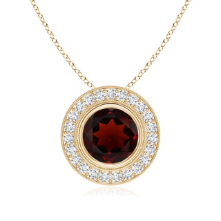 Round AA Garnet