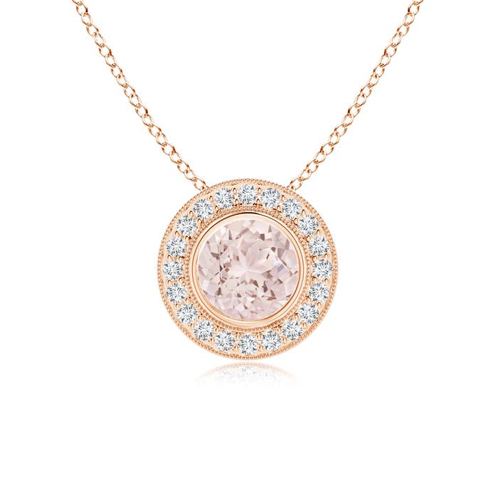 A - Morganite / 1.3 CT / 14 KT Rose Gold