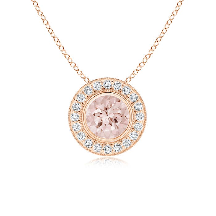 AA - Morganite / 1.3 CT / 14 KT Rose Gold